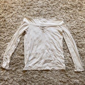 American Eagle off the shoulder top